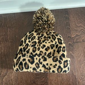 COPY - Cheetah print Hat with LV logo